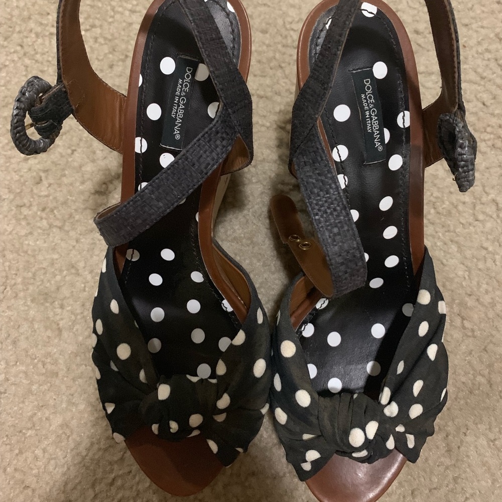 Dolce and Gabbana wedges shoes